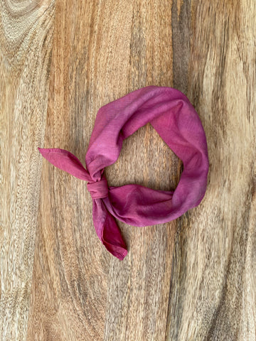 naturally dyed bandanas